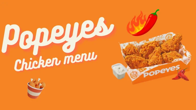 Popeyes Chicken Menu