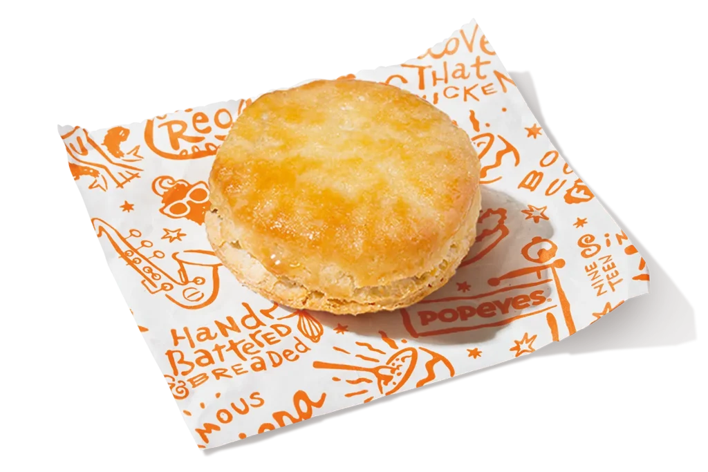 Popeyes Biscuits | Price, Recipe & Review | 2025 1 Popeyes Biscuit -item