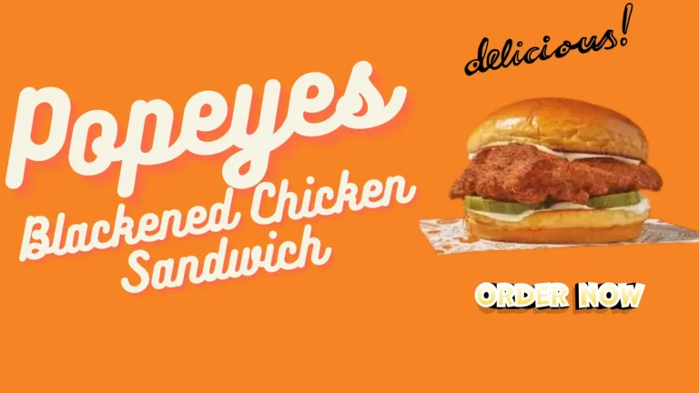 Popeyes Blackened Chicken Sandwich