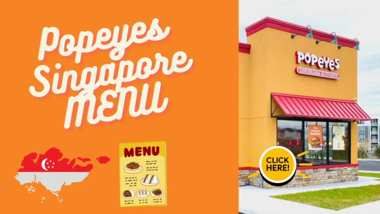 Popeyes Singapore Menu With Latest Prices 2025