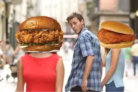 Top 10 Hilarious Popeyes Memes 2025 6 Popeyes vs. Chick-fil-A Meme