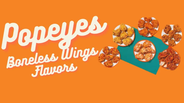 Popeyes Boneless Wings Flavors