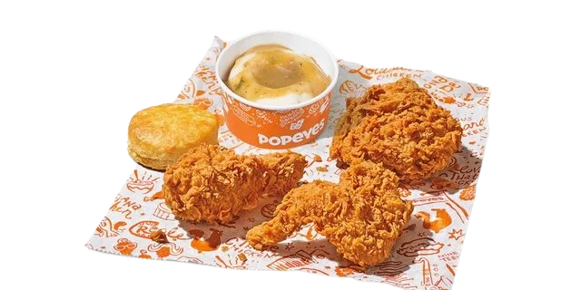 Popeyes Catering Menu With Latest Prices & Deals 2025 6 Popeyes Catering Menu Bone-In Chicken Boxed Meal