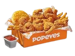 Popeyes Shrimp Tackle Box Price, Calories & Review 2025 1 Popeyes shrimp tackle box - menu item