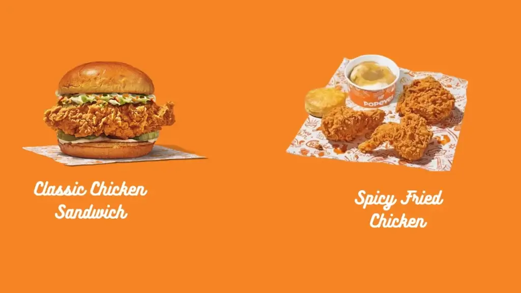 Popular items at Popeyes Augusta