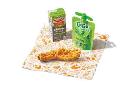 Popeyes Kids Meal Menu With Latest Prices and Calories 2025 5 1Pc Tender Kids Meal - Popeyes Kids menu with prices