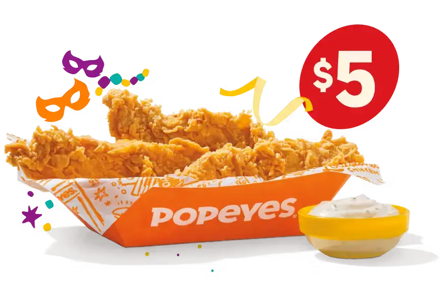 3pcs Tenders - Midday Mardi