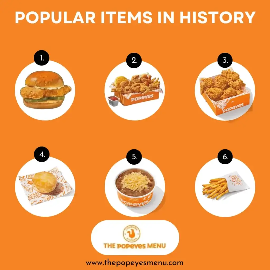 Popeyes History From a Small Louisiana Restaurant to a Global Fast Food Giant 1 Popular Items in Popeyes History