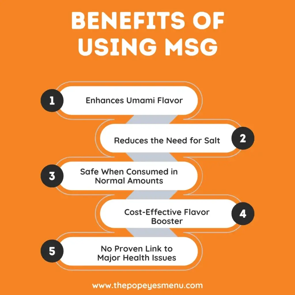 Does Popeyes Use MSG? Here's What You Need to Know | 2025 1 Benefits of using MSG in food