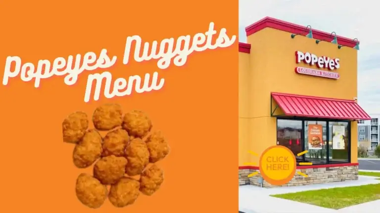 Popeyes Nuggets Menu