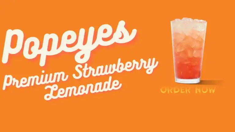 Popeyes Premium Strawberry Lemonade