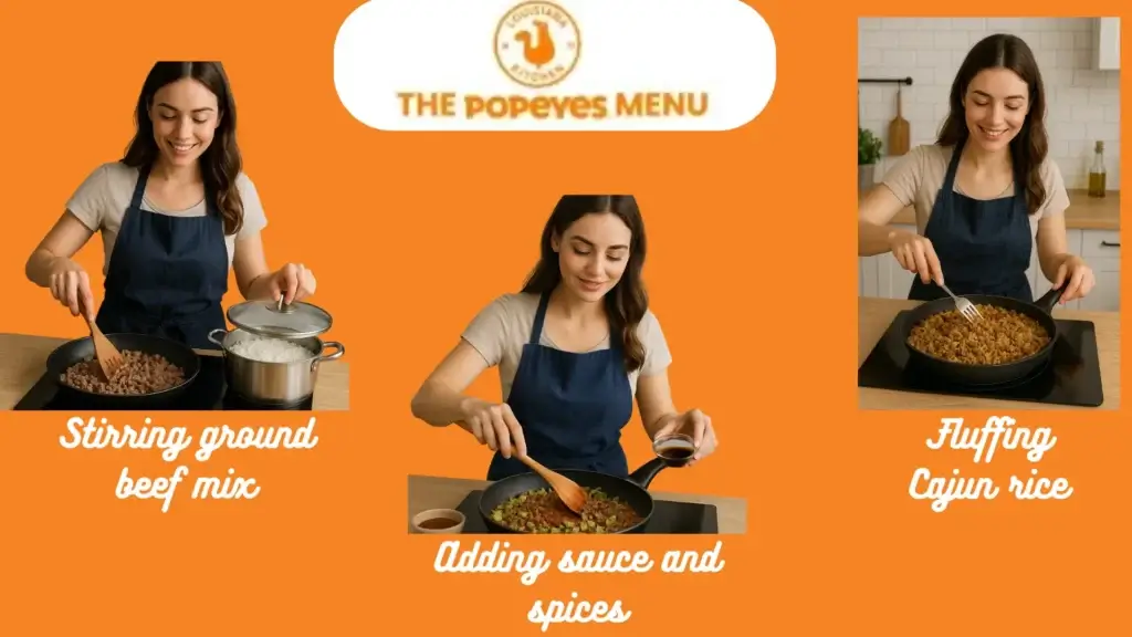 Popeyes Cajun Rice | Price, Recipe & Review | 2025 2 cooking steps of Cajun Rice