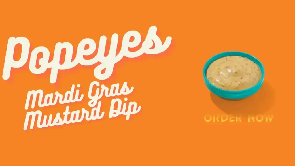 Popeyes Mardi Gras Mustard Dip Sauce