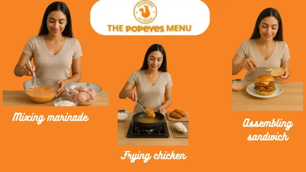 Popeyes Spicy Chicken Sandwich Deluxe | Price, Recipe & Review | 2025 2 cooking steps to make spicy chicken sandwich deluxe
