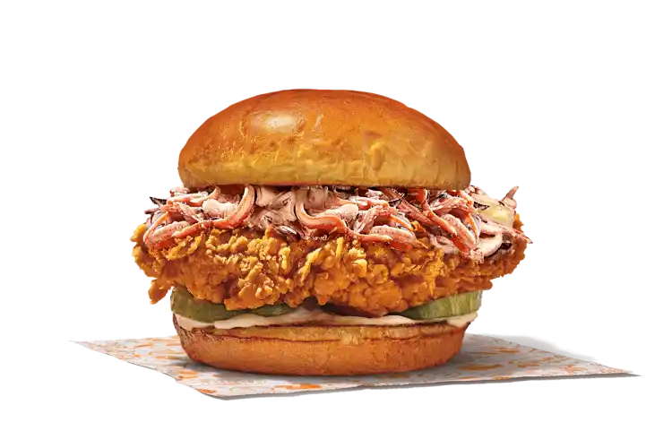 Popeyes Coleslaw Chicken Sandwich | Price, Recipe & Review | 2025 1 Popeyes Coleslaw Chicken Sandwich - Menu Item